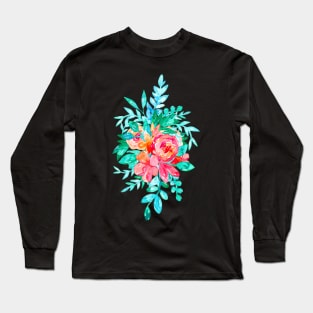 Juicy Watercolor Bouquet Long Sleeve T-Shirt